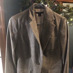Women’s Gap wool grey blazer, size large, no tags, never worn.